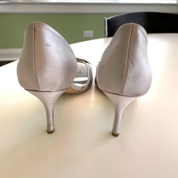 RSVP Embellished Silver Heels - Picture 3 of 4